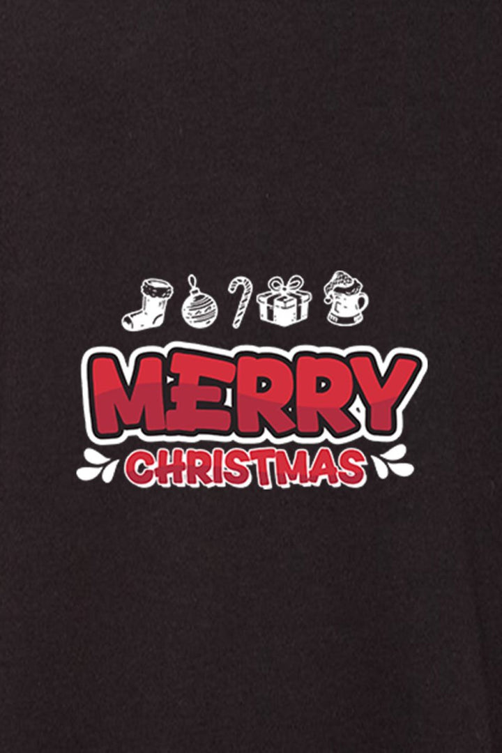 Merry Christmas 4 Unisex Sponge Fleece Raglan Crewneck Sweatshirt - Shepherds Shelf