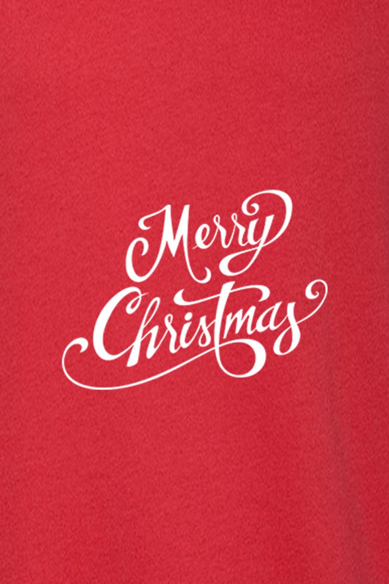 Merry Christmas 5 Unisex Sponge Fleece Raglan Crewneck Sweatshirt - Shepherds Shelf