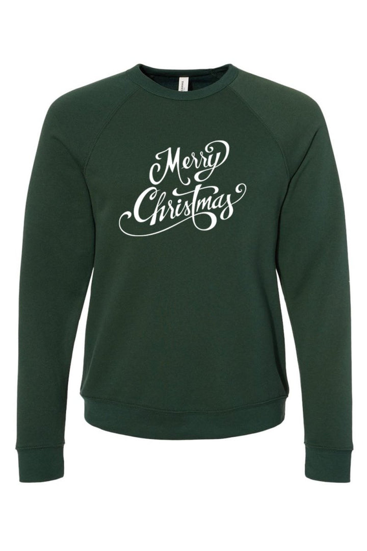 Merry Christmas 5 Unisex Sponge Fleece Raglan Crewneck Sweatshirt - Shepherds Shelf