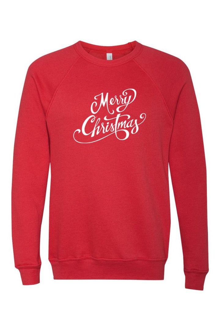 Merry Christmas 5 Unisex Sponge Fleece Raglan Crewneck Sweatshirt - Shepherds Shelf