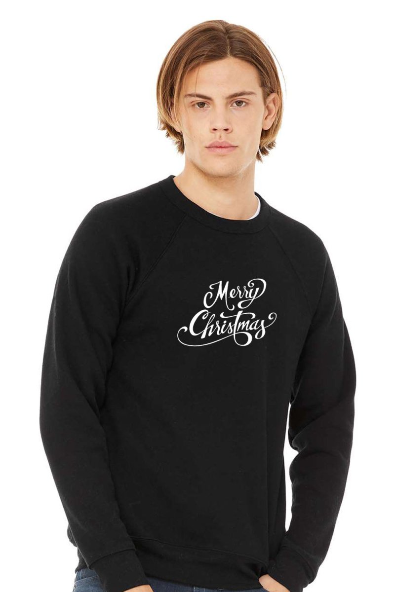 Merry Christmas 5 Unisex Sponge Fleece Raglan Crewneck Sweatshirt - Shepherds Shelf