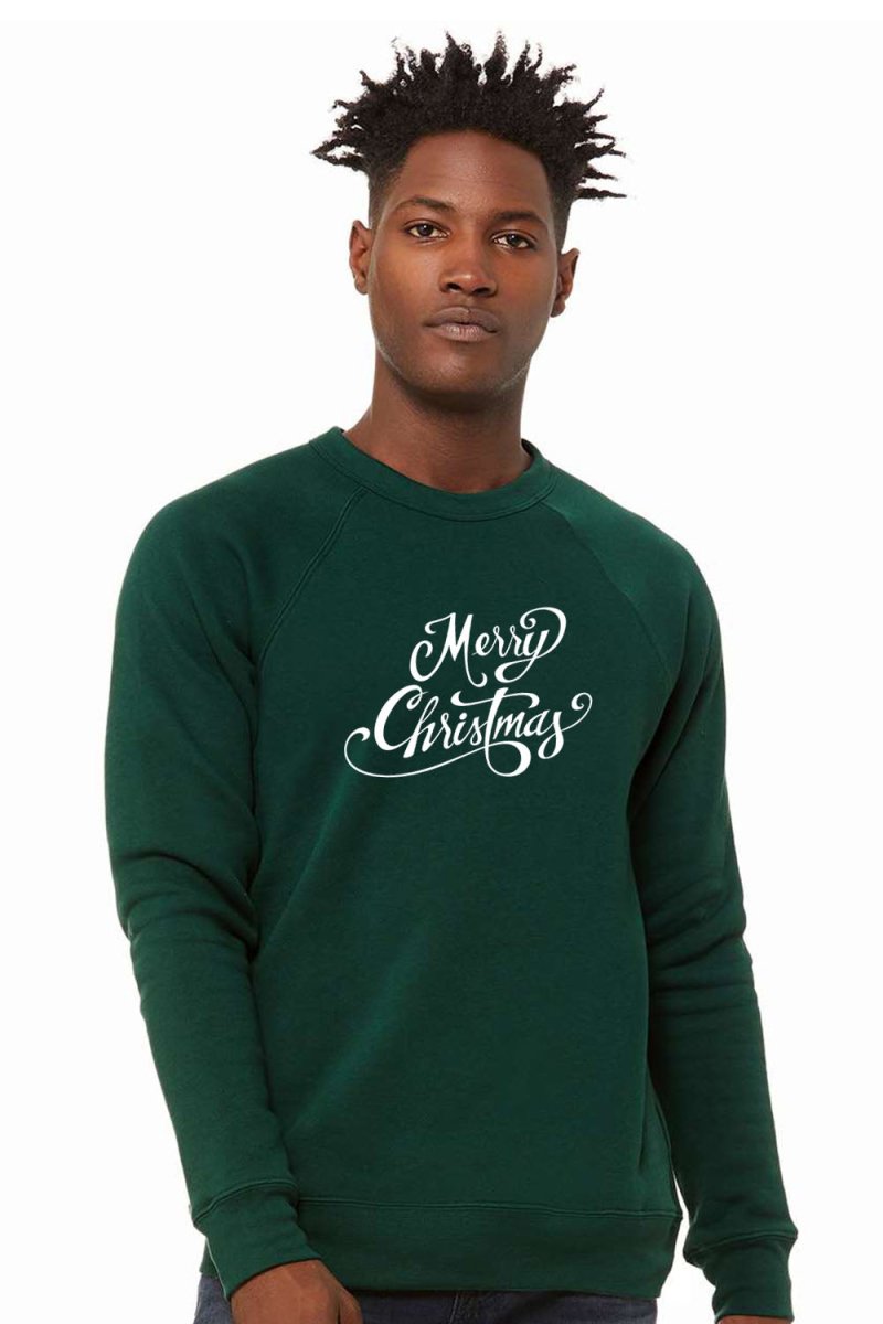 Merry Christmas 5 Unisex Sponge Fleece Raglan Crewneck Sweatshirt - Shepherds Shelf