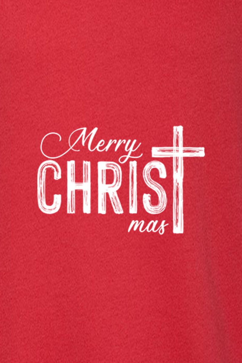 Merry Christmas 6 Unisex Sponge Fleece Raglan Crewneck Sweatshirt - Shepherds Shelf