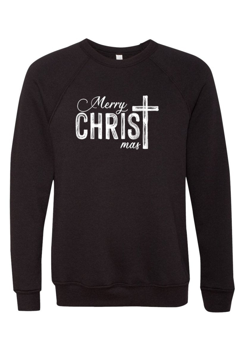 Merry Christmas 6 Unisex Sponge Fleece Raglan Crewneck Sweatshirt - Shepherds Shelf