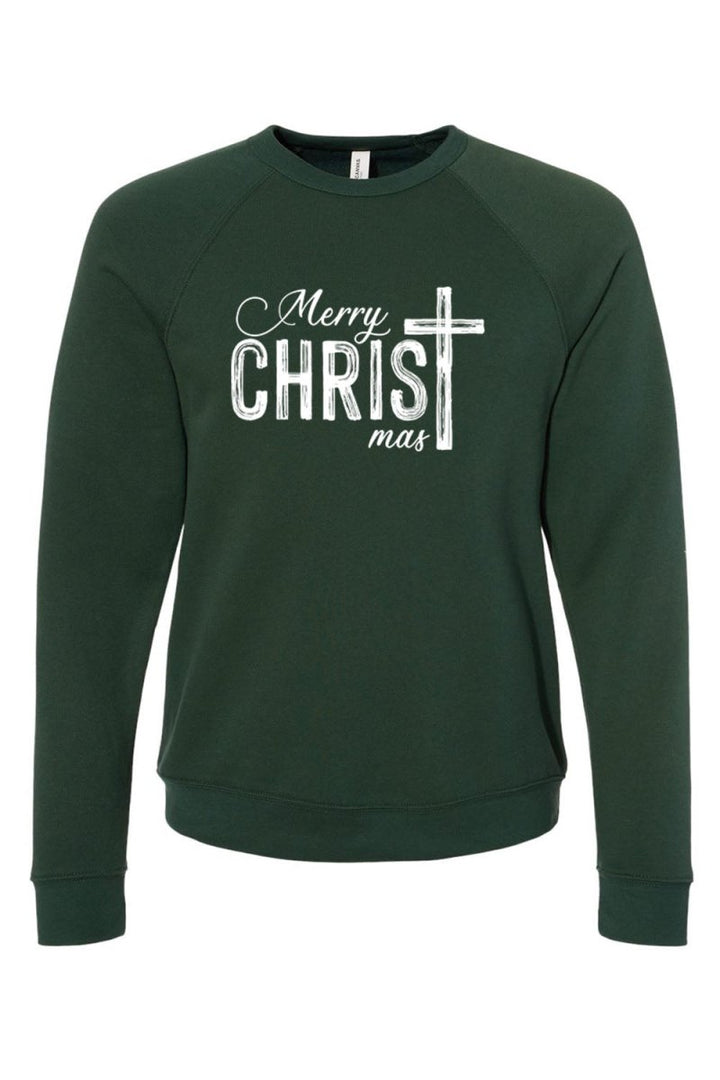 Merry Christmas 6 Unisex Sponge Fleece Raglan Crewneck Sweatshirt - Shepherds Shelf