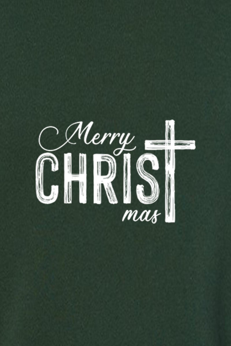 Merry Christmas 6 Unisex Sponge Fleece Raglan Crewneck Sweatshirt - Shepherds Shelf