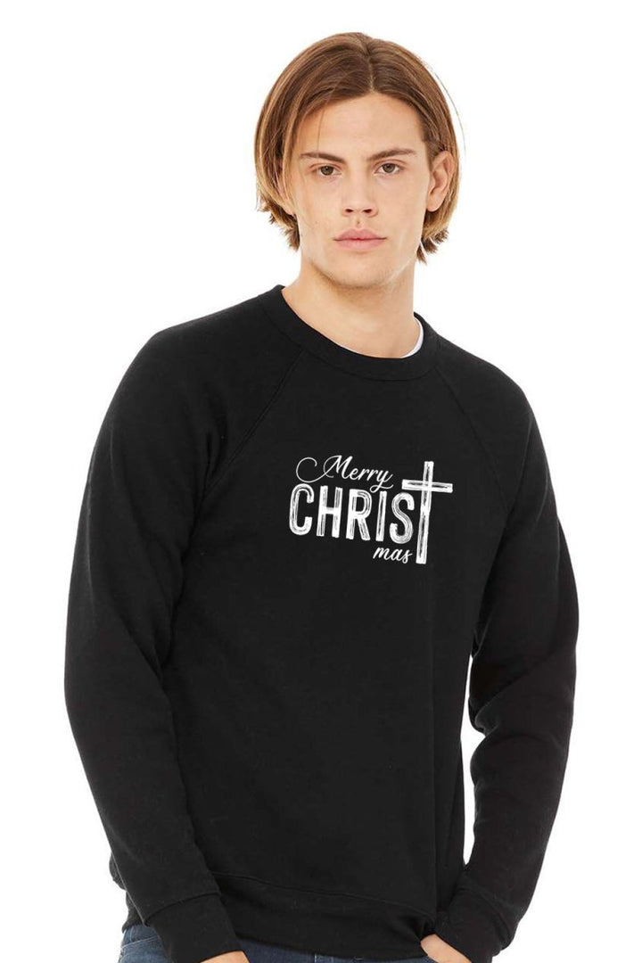 Merry Christmas 6 Unisex Sponge Fleece Raglan Crewneck Sweatshirt - Shepherds Shelf