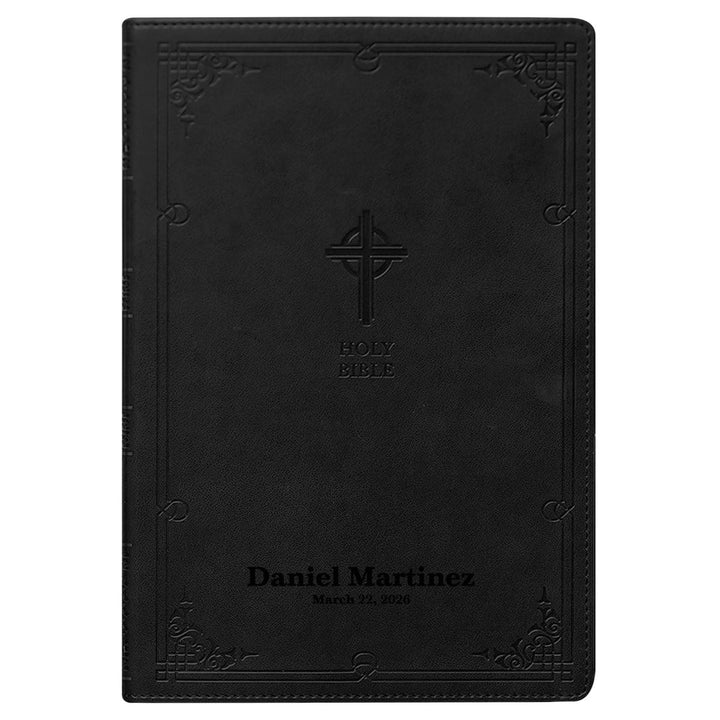 NABRE Black Study Size Holy Bible Large Print - Shepherds Shelf