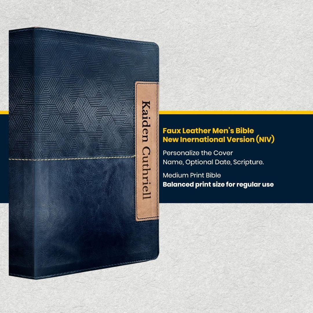 NIV Blue Standard Size Thinline Holy Bible Medium Print - Shepherds Shelf
