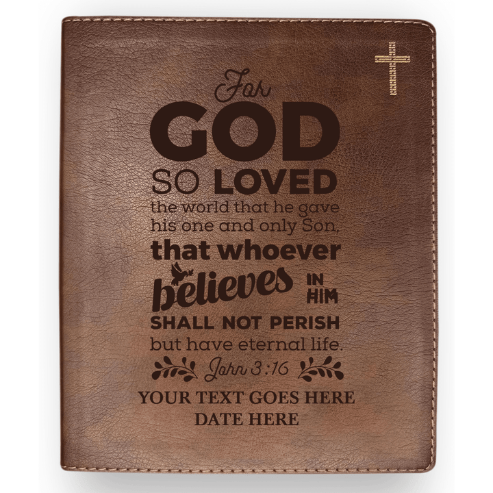 NIV Brown Standard Size Journaling Holy Bible Medium Print | Bible Verse Collection 1 - Shepherds Shelf