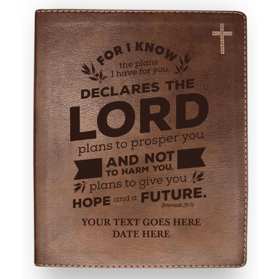 NIV Brown Standard Size Journaling Holy Bible Medium Print | Bible Verse Collection 1 - Shepherds Shelf