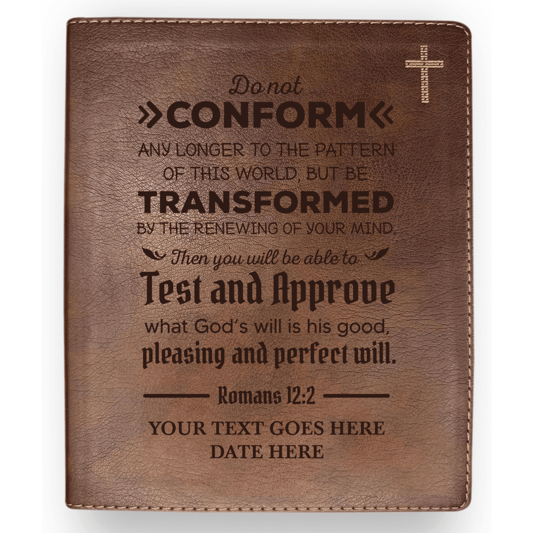 NIV Brown Standard Size Journaling Holy Bible Medium Print | Bible Verse Collection 2 - Shepherds Shelf