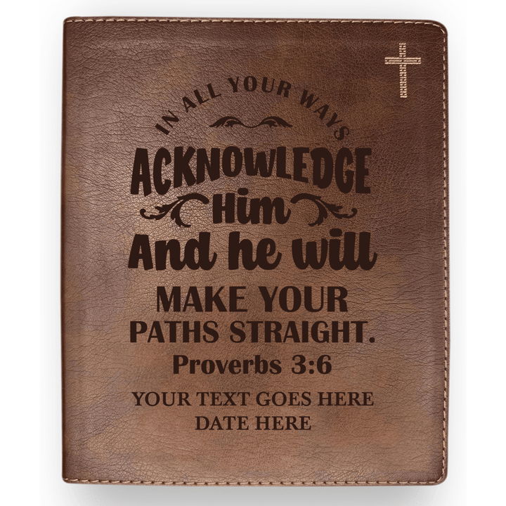 NIV Brown Standard Size Journaling Holy Bible Medium Print | Bible Verse Collection 2 - Shepherds Shelf