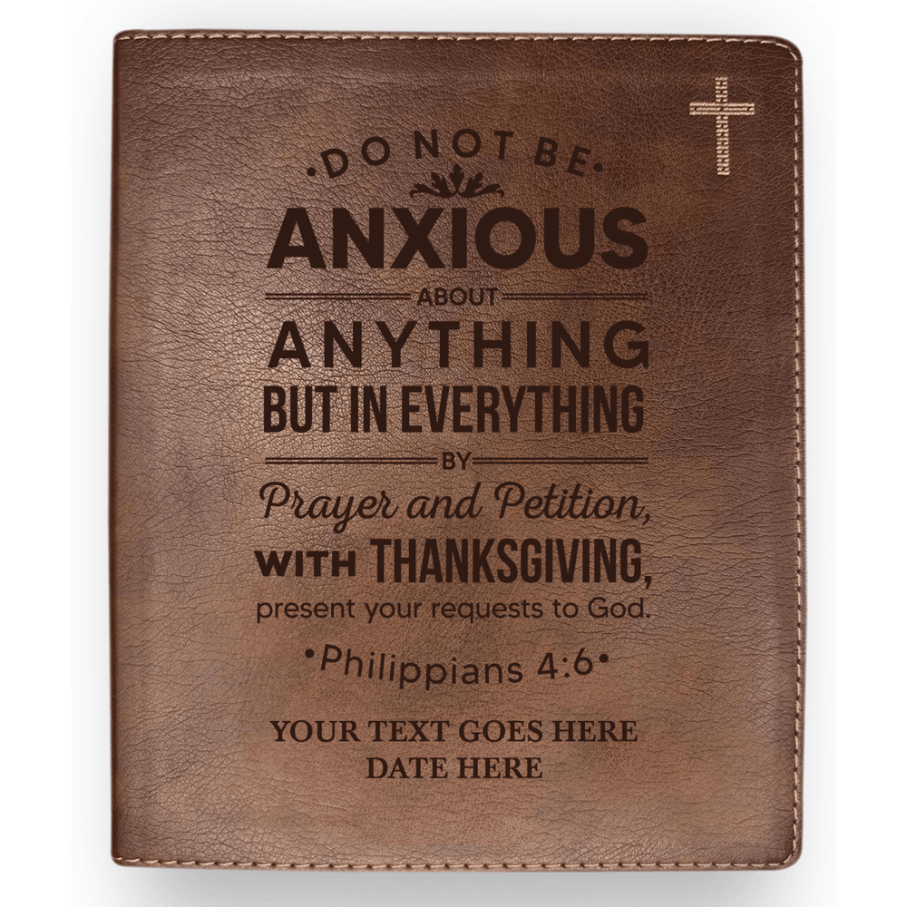 NIV Brown Standard Size Journaling Holy Bible Medium Print | Bible Verse Collection 3