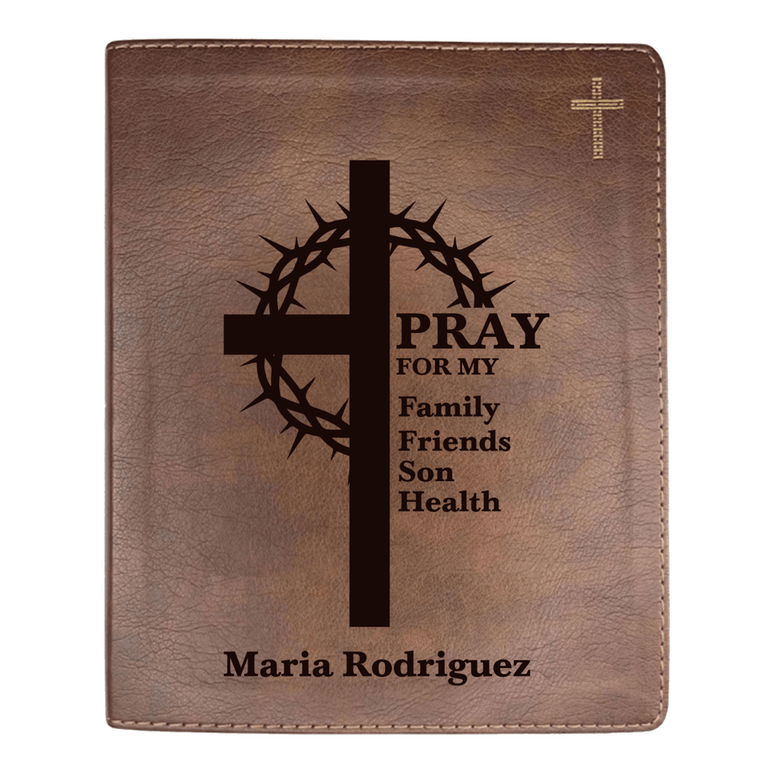 NIV Brown Standard Size Journaling Holy Bible Medium Print | Crown of Thorns - Shepherds Shelf