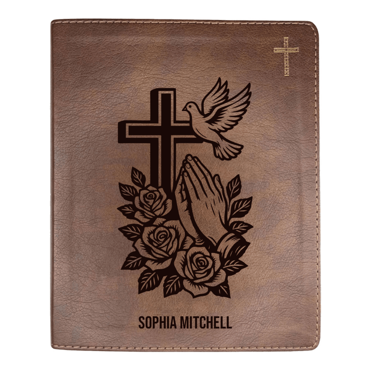 NIV Brown Standard Size Journaling Holy Bible Medium Print | For The Cross Collection 1 - Shepherds Shelf