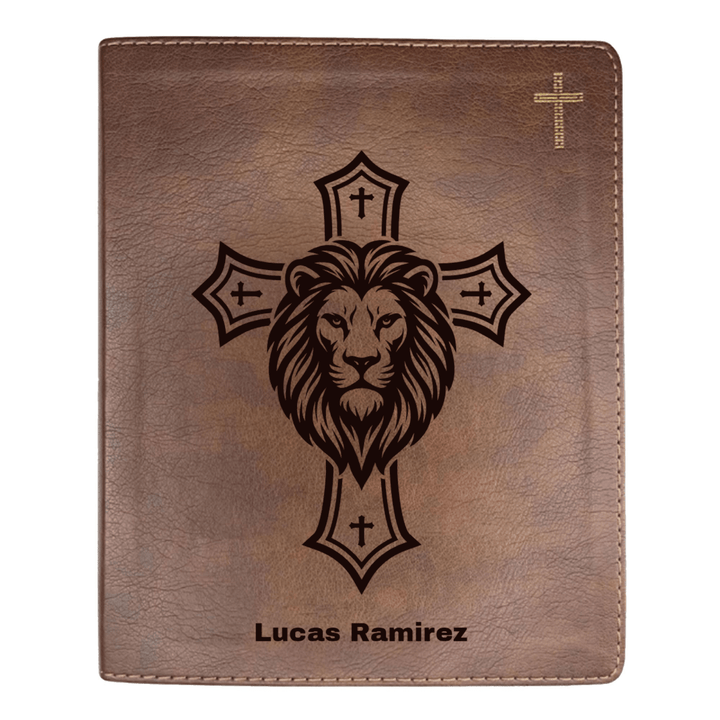 NIV Brown Standard Size Journaling Holy Bible Medium Print | For The Cross Collection 1 - Shepherds Shelf