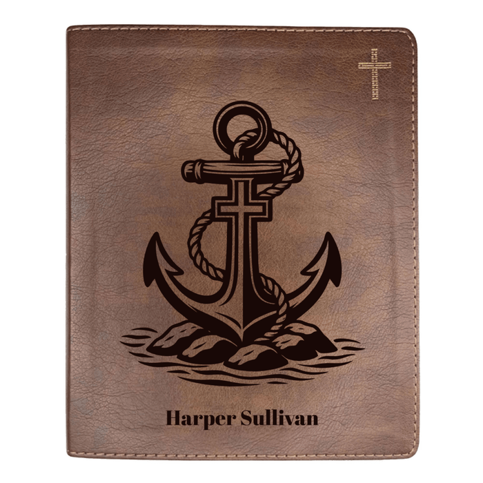 NIV Brown Standard Size Journaling Holy Bible Medium Print | For The Cross Collection 2