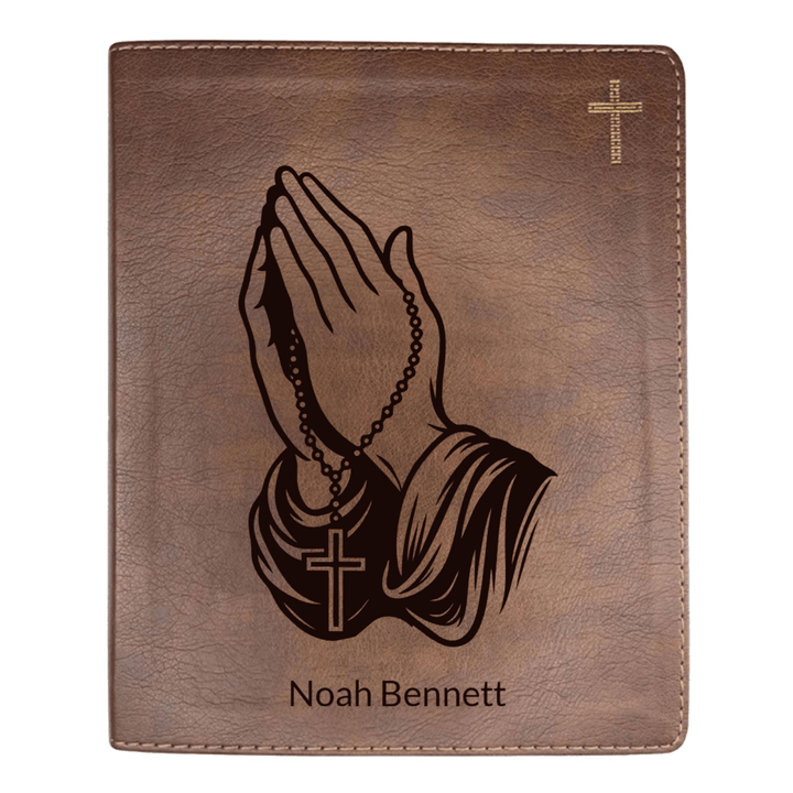 NIV Brown Standard Size Journaling Holy Bible Medium Print | For The Cross Collection 2 - Shepherds Shelf