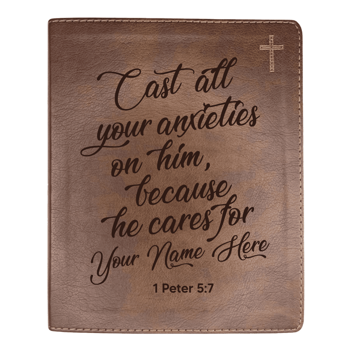 NIV Brown Standard Size Journaling Holy Bible Medium Print | Live - in - scripture Collection 1 - Shepherds Shelf