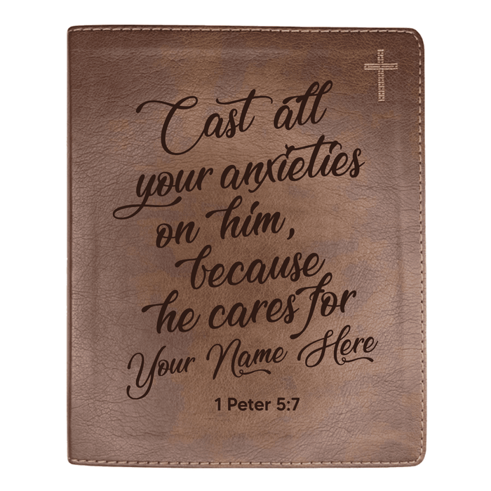 NIV Brown Standard Size Journaling Holy Bible Medium Print | Live-in-scripture Collection 1