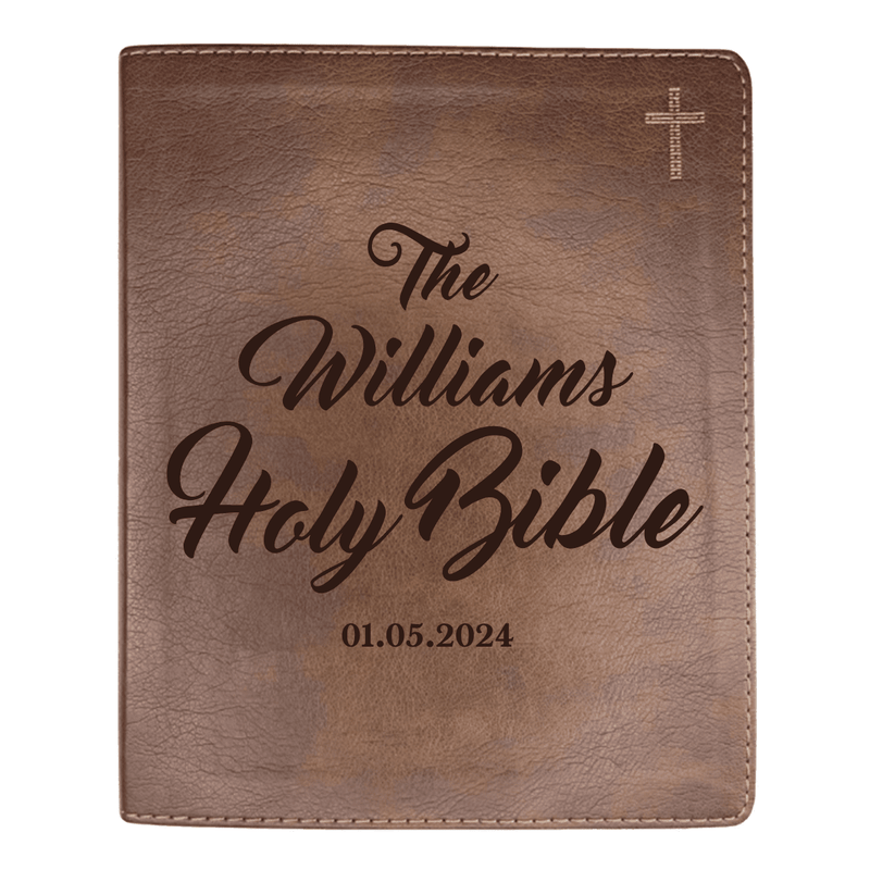 NIV Brown Standard Size Journaling Holy Bible Medium Print | Live-in-scripture Collection 2