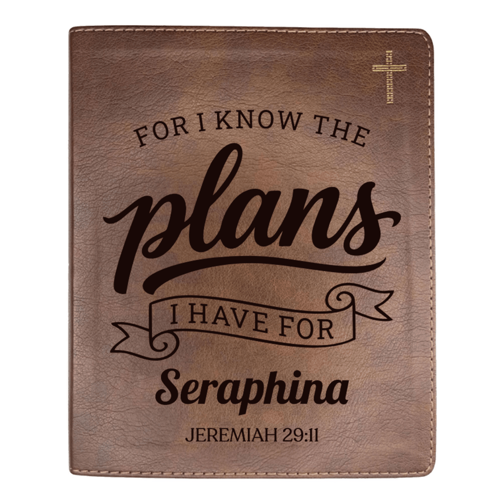 NIV Brown Standard Size Journaling Holy Bible Medium Print | Live-in-scripture Within Jeremiah 29:11