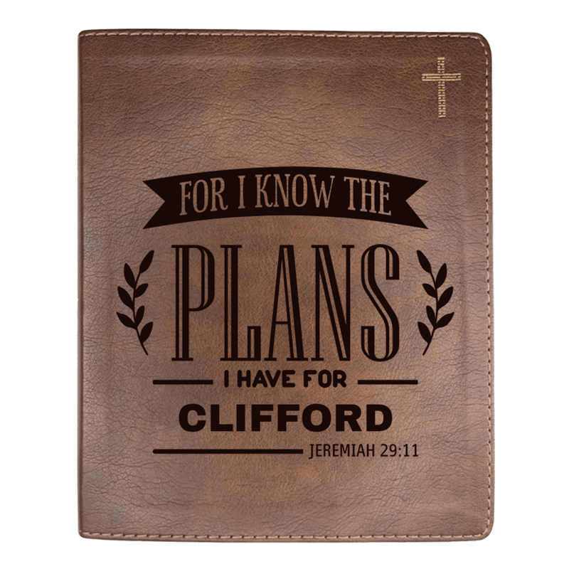 NIV Brown Standard Size Journaling Holy Bible Medium Print | Live-in-scripture Within Jeremiah 29:11