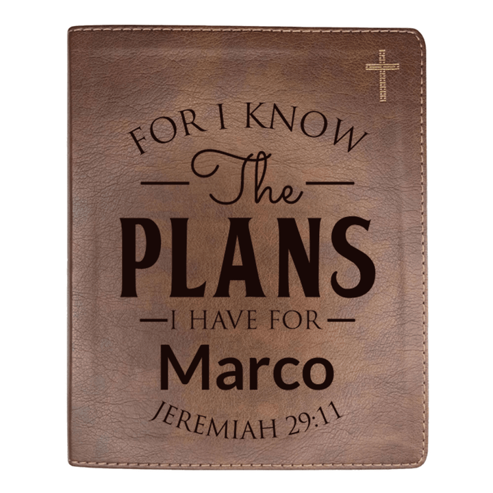 NIV Brown Standard Size Journaling Holy Bible Medium Print | Live - in - scripture Within Jeremiah 29:11 - Shepherds Shelf