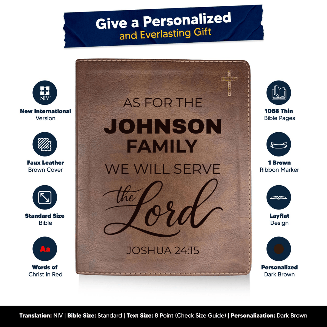 NIV Brown Standard Size Journaling Holy Bible Medium Print | Live - in - scripture Within Peter 5:7 - Shepherds Shelf
