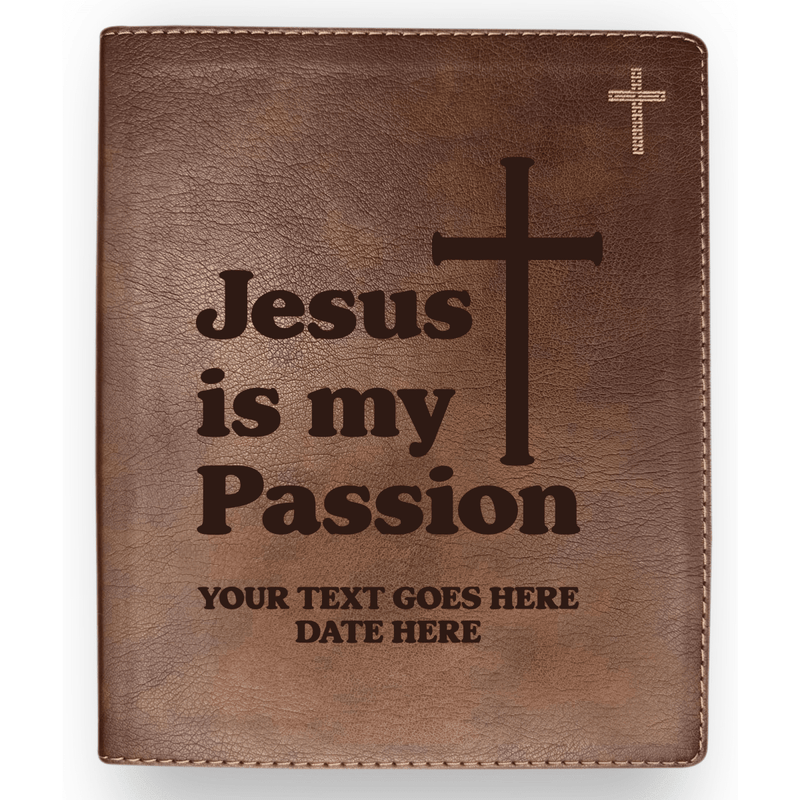 NIV Brown Standard Size Journaling Holy Bible Medium Print | Scripture art 2