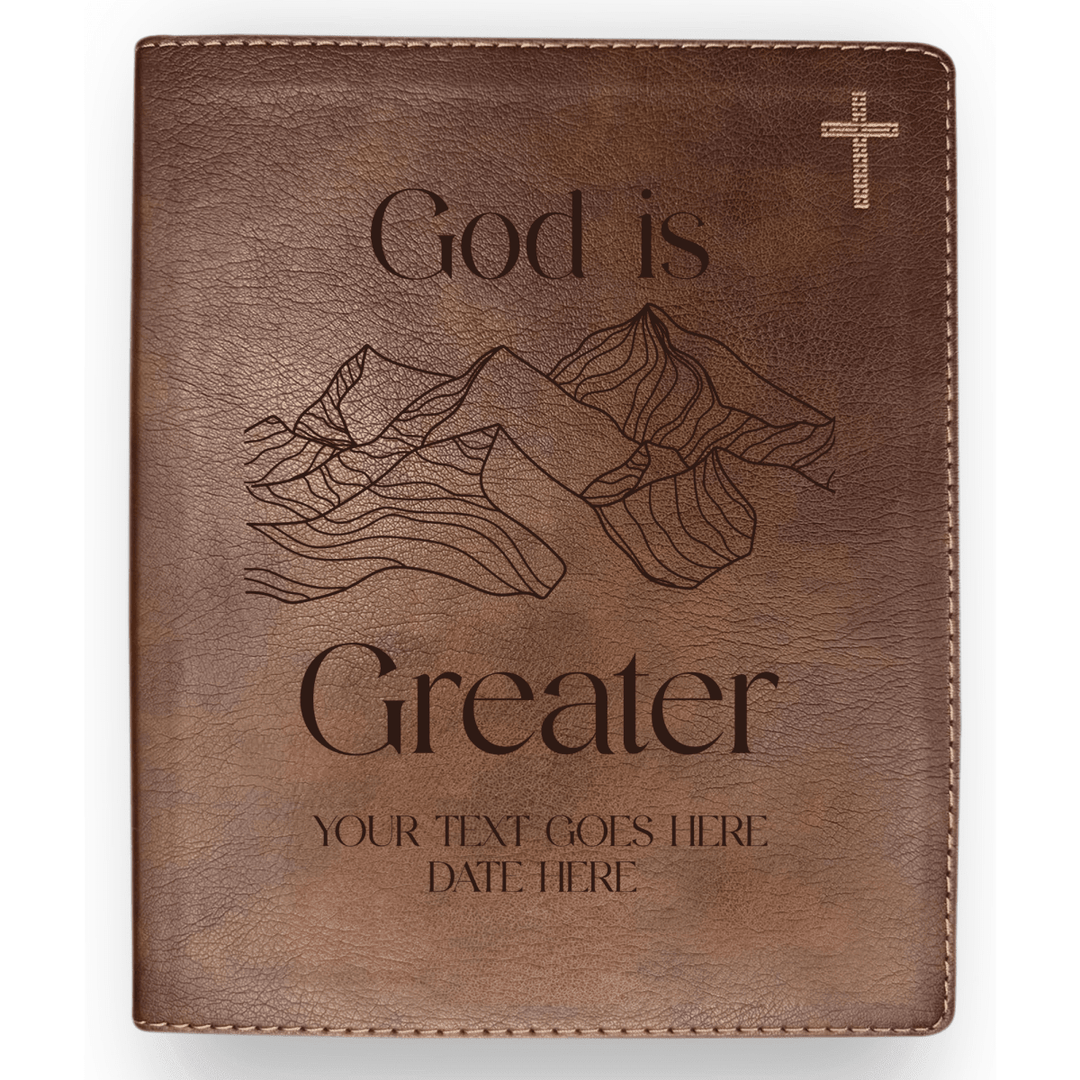 NIV Brown Standard Size Journaling Holy Bible Medium Print | Scripture Art Collection - Shepherds Shelf