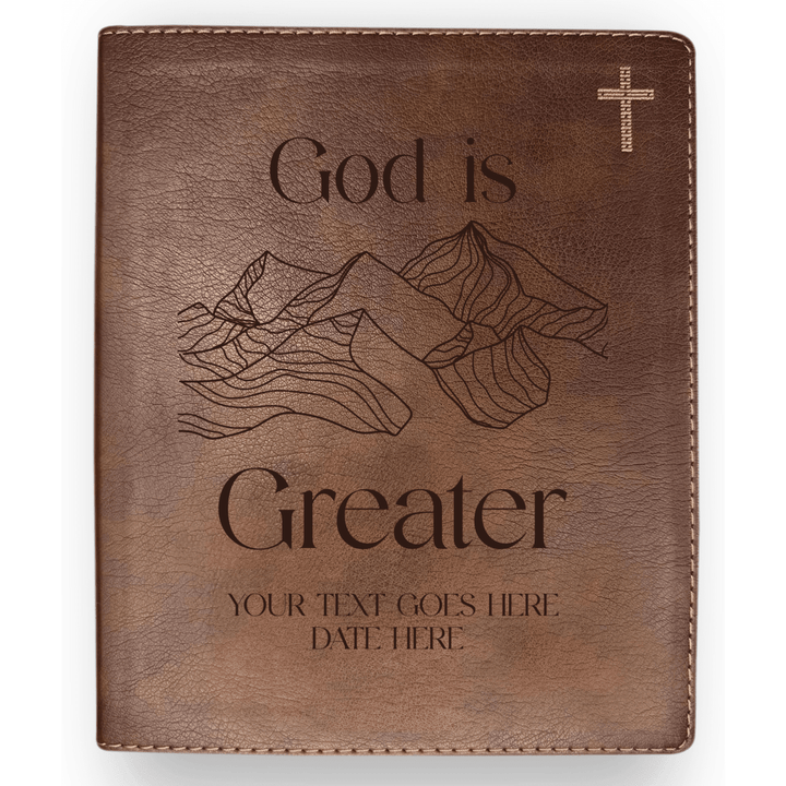 NIV Brown Standard Size Journaling Holy Bible Medium Print | Scripture Art Collection - Shepherds Shelf