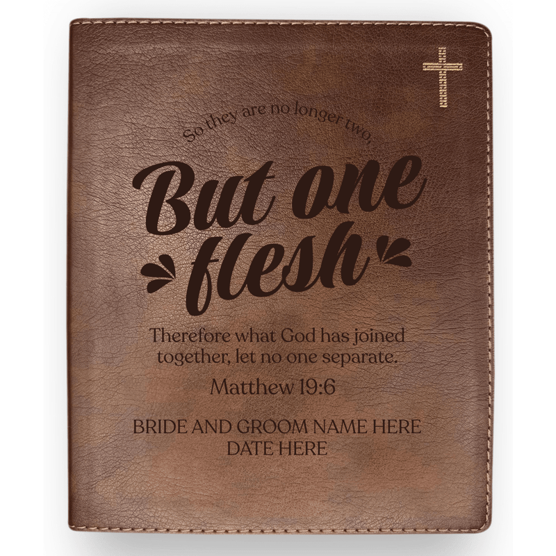 NIV Brown Standard Size Journaling Holy Bible Medium Print | Wedding Collection