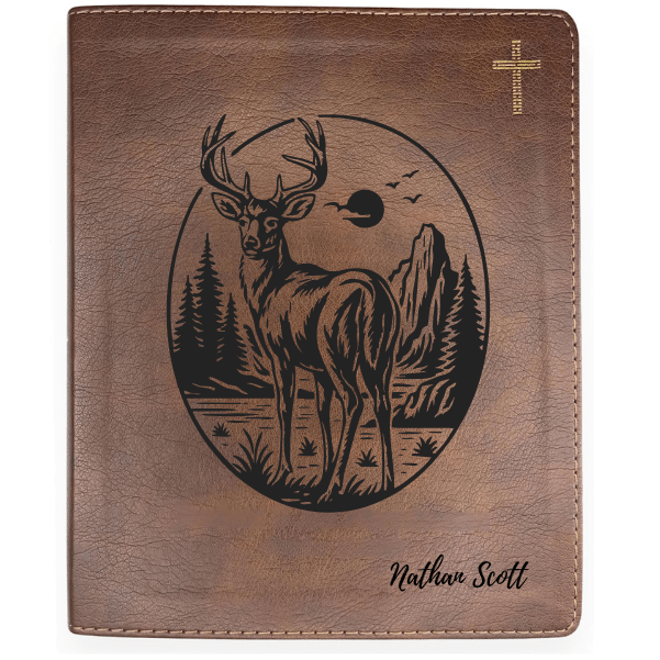 NIV Brown Standard Size Notetaking Holy Bible Medium Print | Buck - Shepherds Shelf