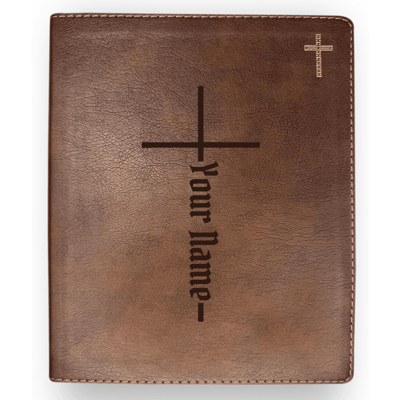 NIV Brown Standard Size Notetaking Holy Bible Medium Print | Cross Collection