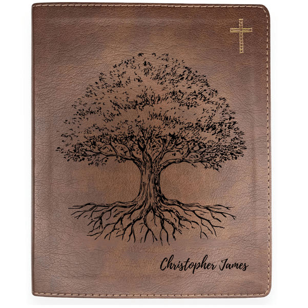 NIV Brown Standard Size Notetaking Holy Bible Medium Print | Tree of Life - Shepherds Shelf