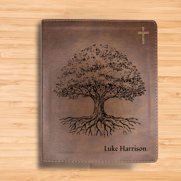 NIV Brown Standard Size Notetaking Holy Bible Medium Print | Tree of Life - Shepherds Shelf
