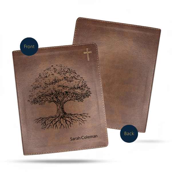 NIV Brown Standard Size Notetaking Holy Bible Medium Print | Tree of Life - Shepherds Shelf