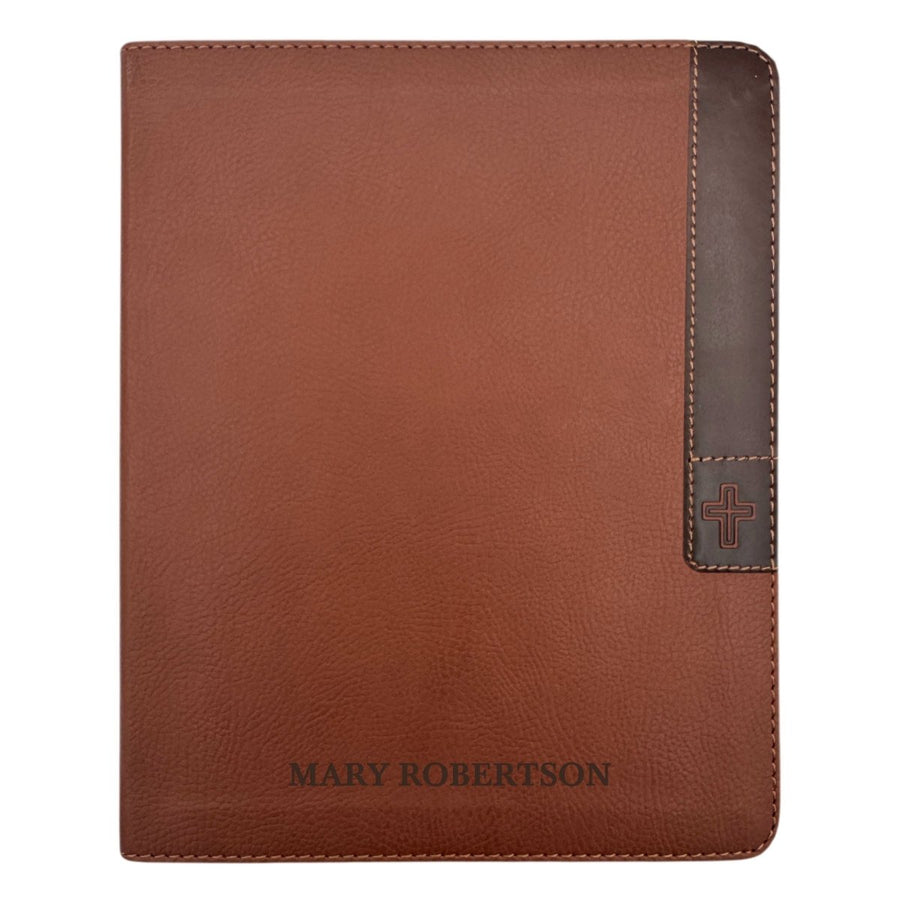 NIV Faux Leather Note Taking Holy Bible for Journaling | Large Print | Brown - Shepherds Shelf