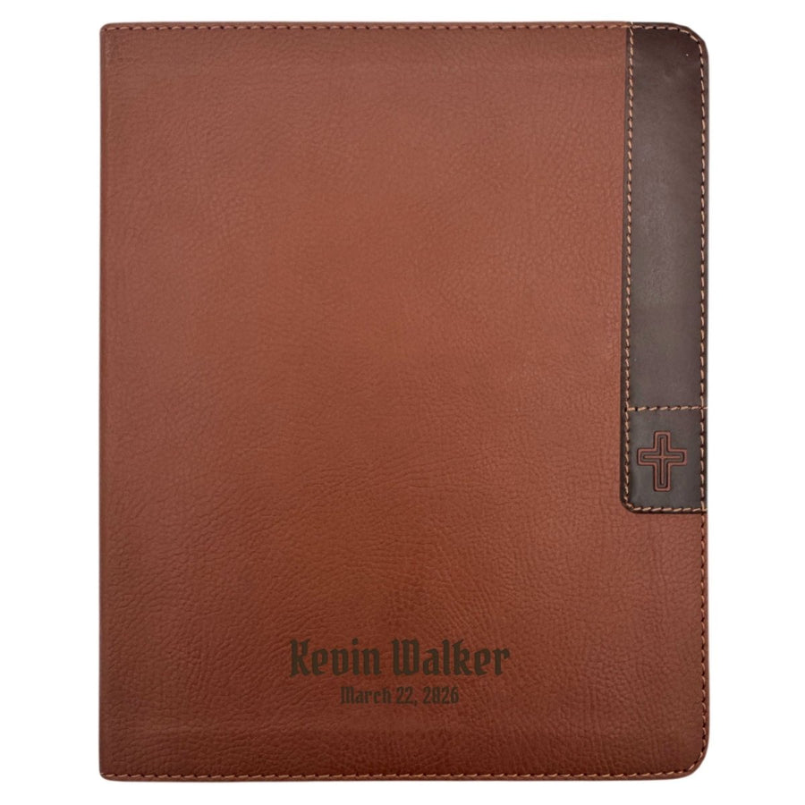 NIV Faux Leather Note Taking Holy Bible for Journaling | Large Print | Brown - Shepherds Shelf