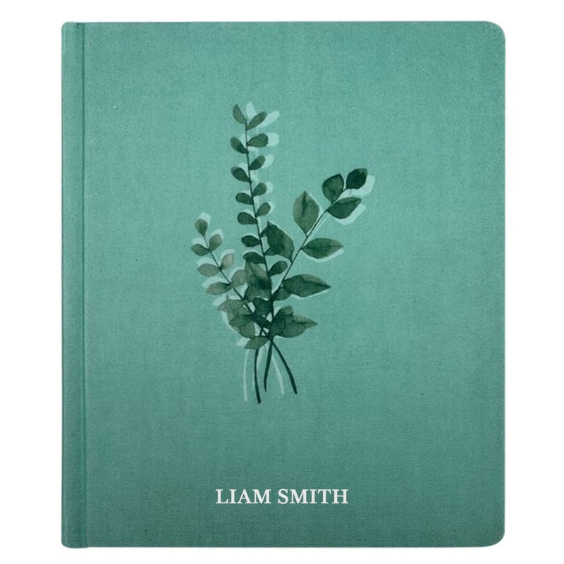 NIV Hardcover Personalized Journaling Holy Bible Small Text Teal