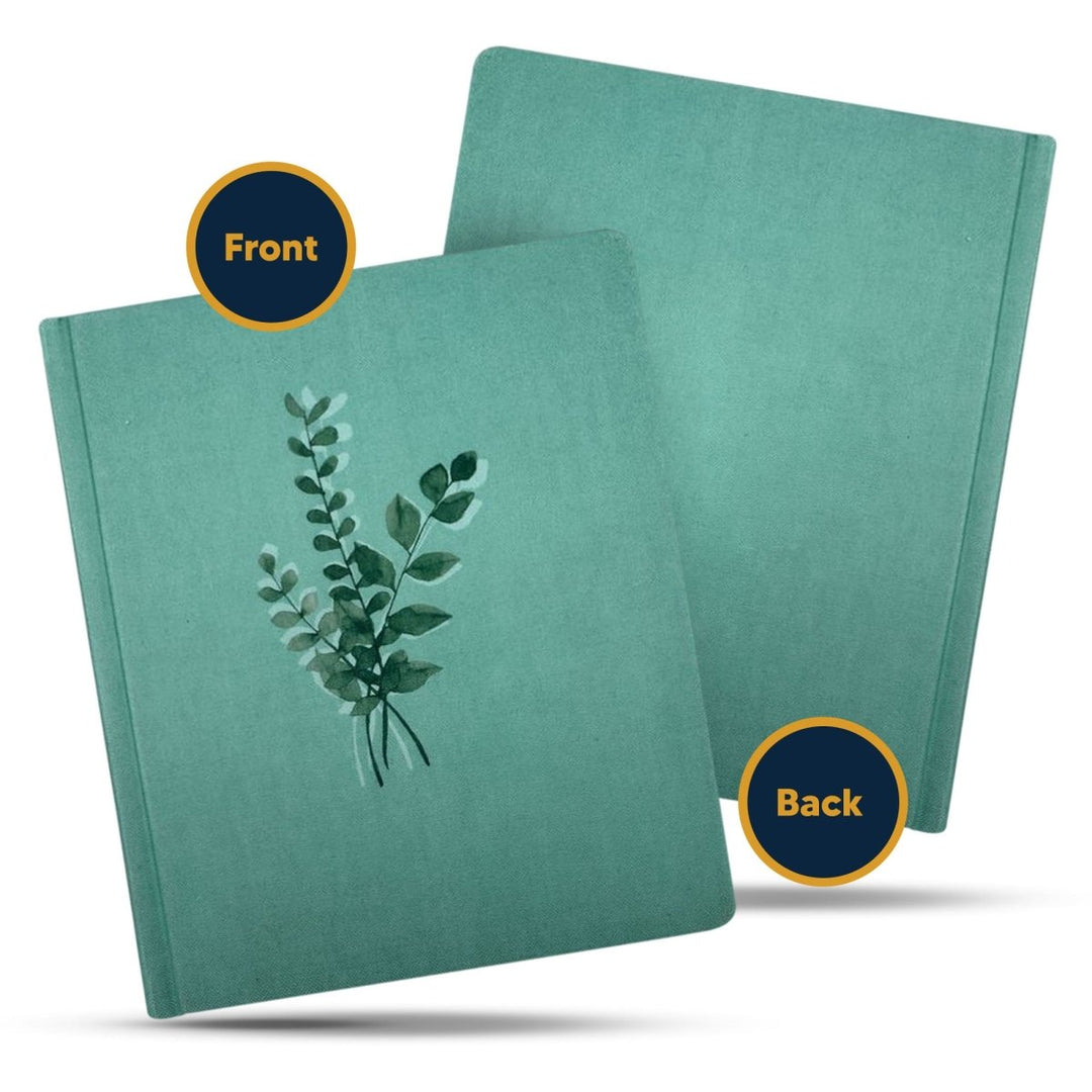 NIV Hardcover Personalized Journaling Holy Bible | Small Text | Teal - Shepherds Shelf