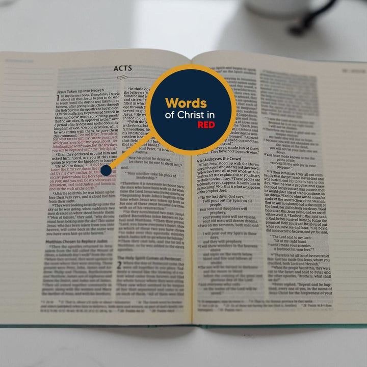 NIV Hardcover Personalized Journaling Holy Bible | Small Text | Teal - Shepherds Shelf