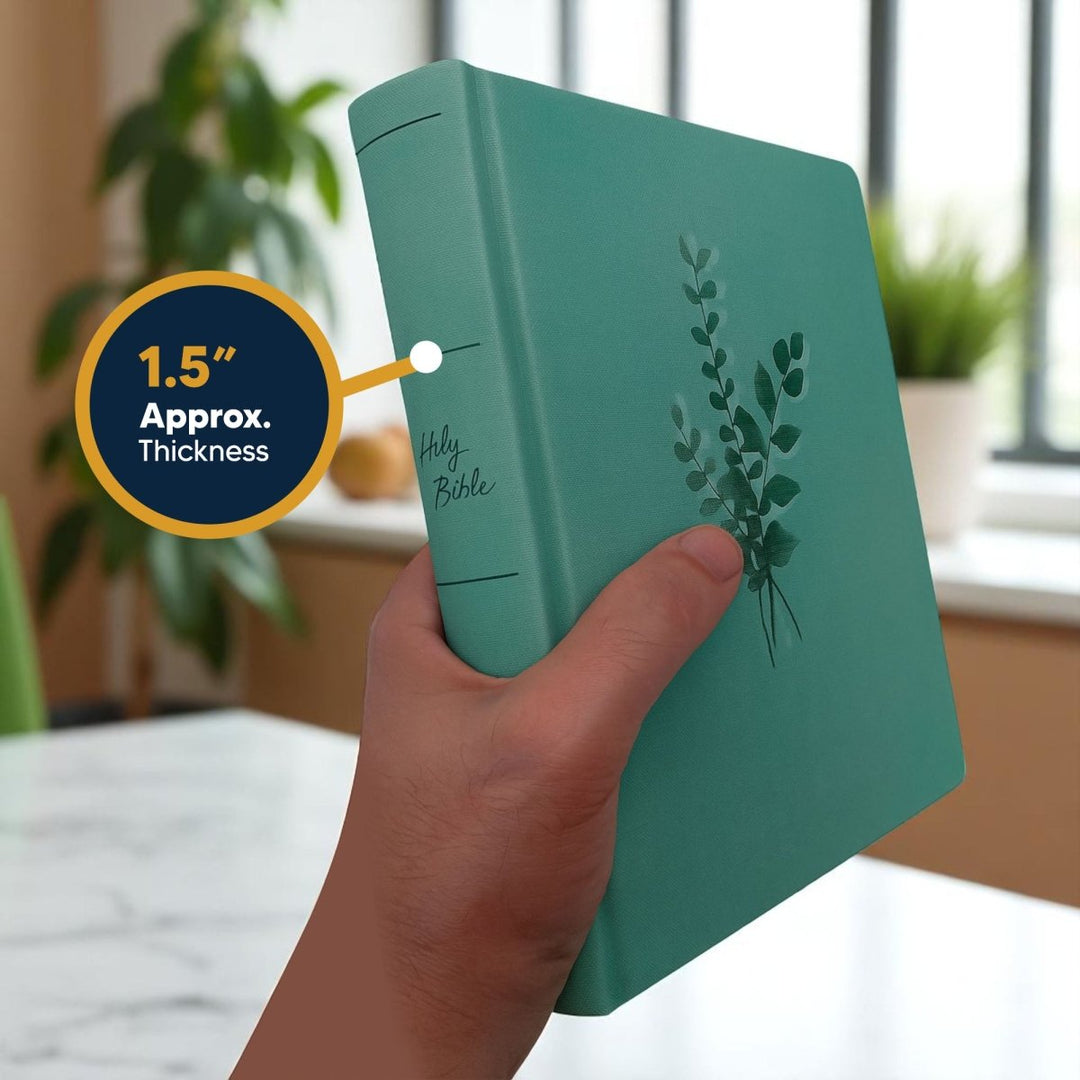 NIV Hardcover Personalized Journaling Holy Bible | Small Text | Teal - Shepherds Shelf