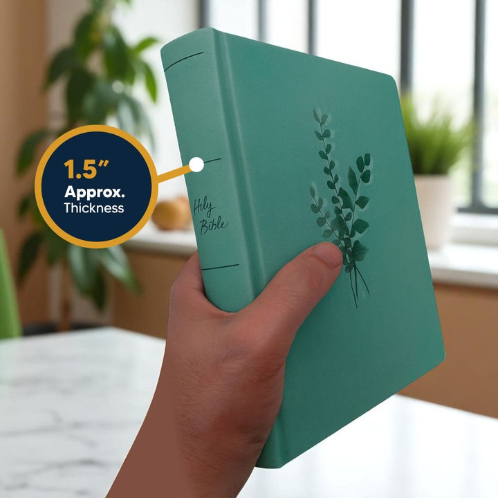 NIV Hardcover Personalized Journaling Holy Bible | Small Text | Teal - Shepherds Shelf