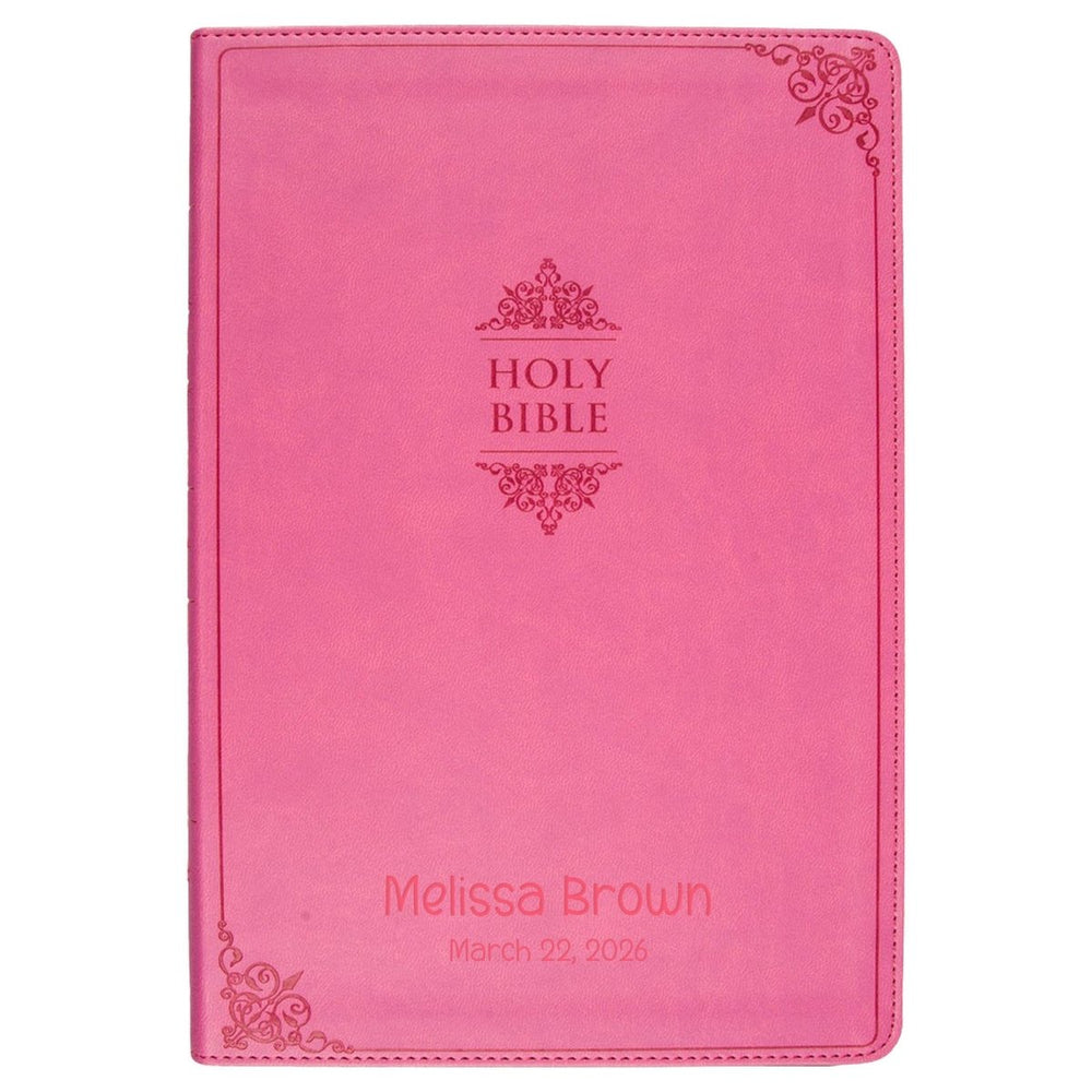 NIV Pink Standard Size Thinline Holy Bible Medium Print