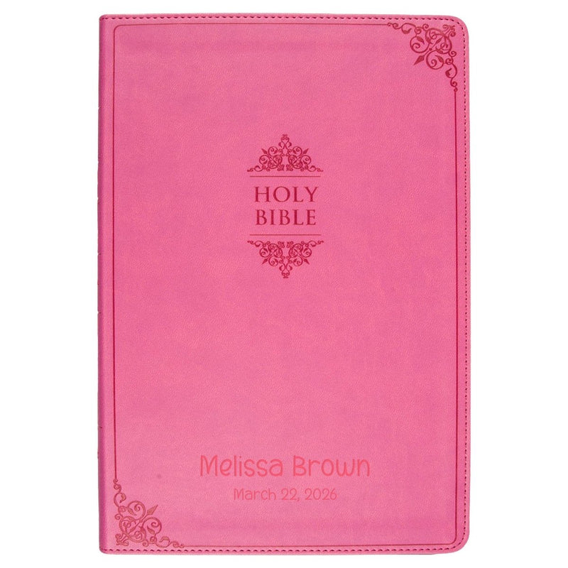 NIV Pink Standard Size Thinline Holy Bible Medium Print
