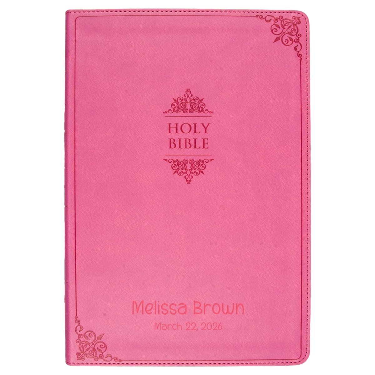 NIV Pink Standard Size Thinline Holy Bible Medium Print - Shepherds Shelf