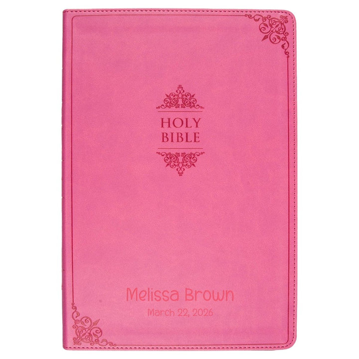 NIV Pink Standard Size Thinline Holy Bible Medium Print - Shepherds Shelf